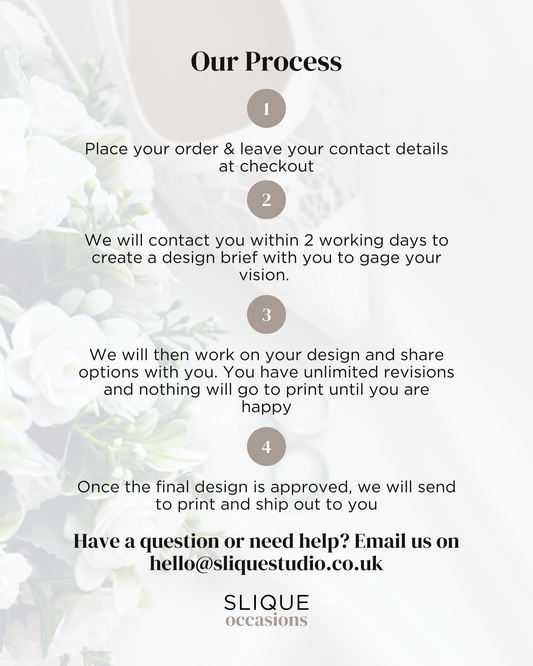 Custom Wedding Invitation