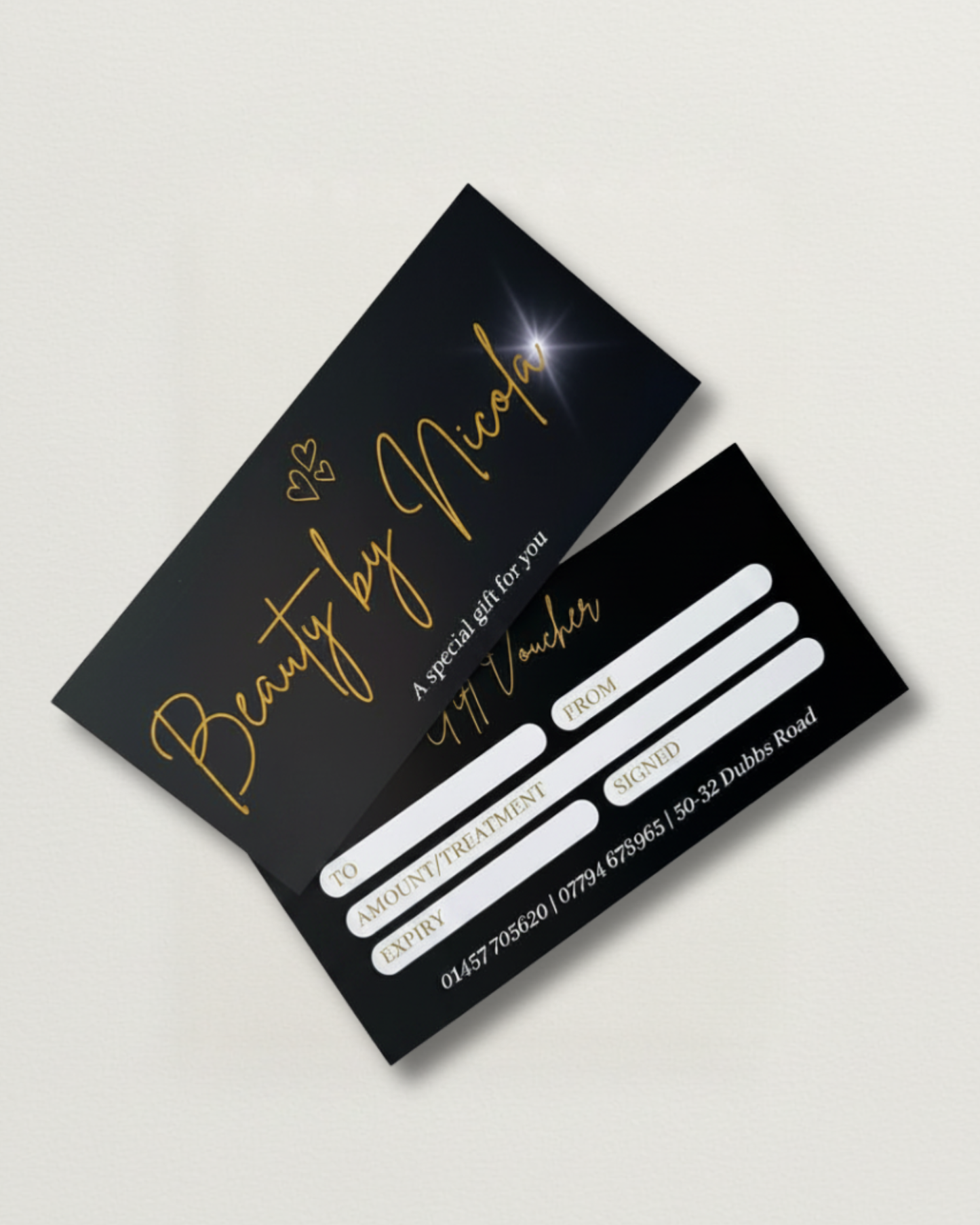 Custom Gift Vouchers