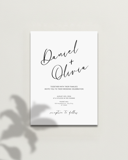 Custom Wedding Invitation