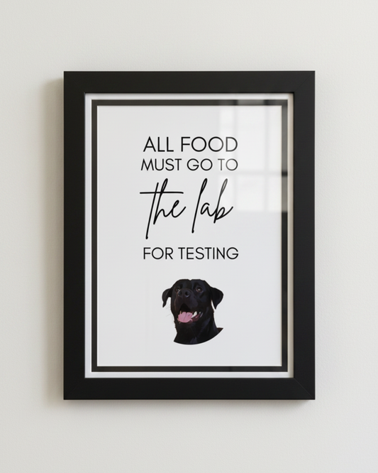 All Food Must Go To The Lab