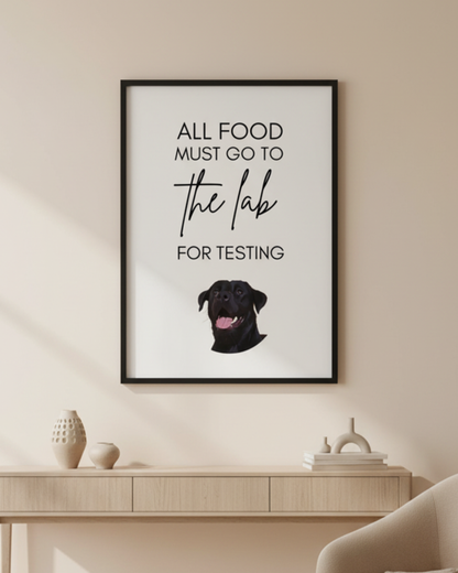 All Food Must Go To The Lab