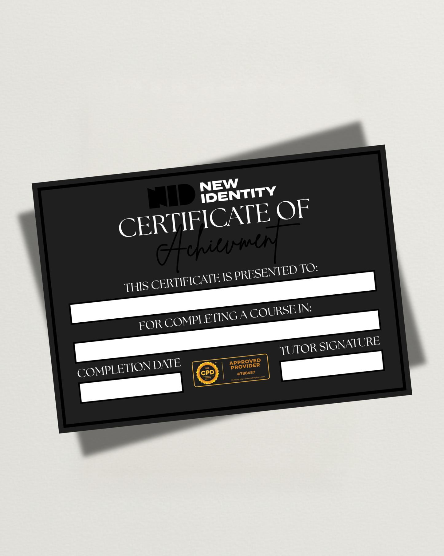 Custom Certificates