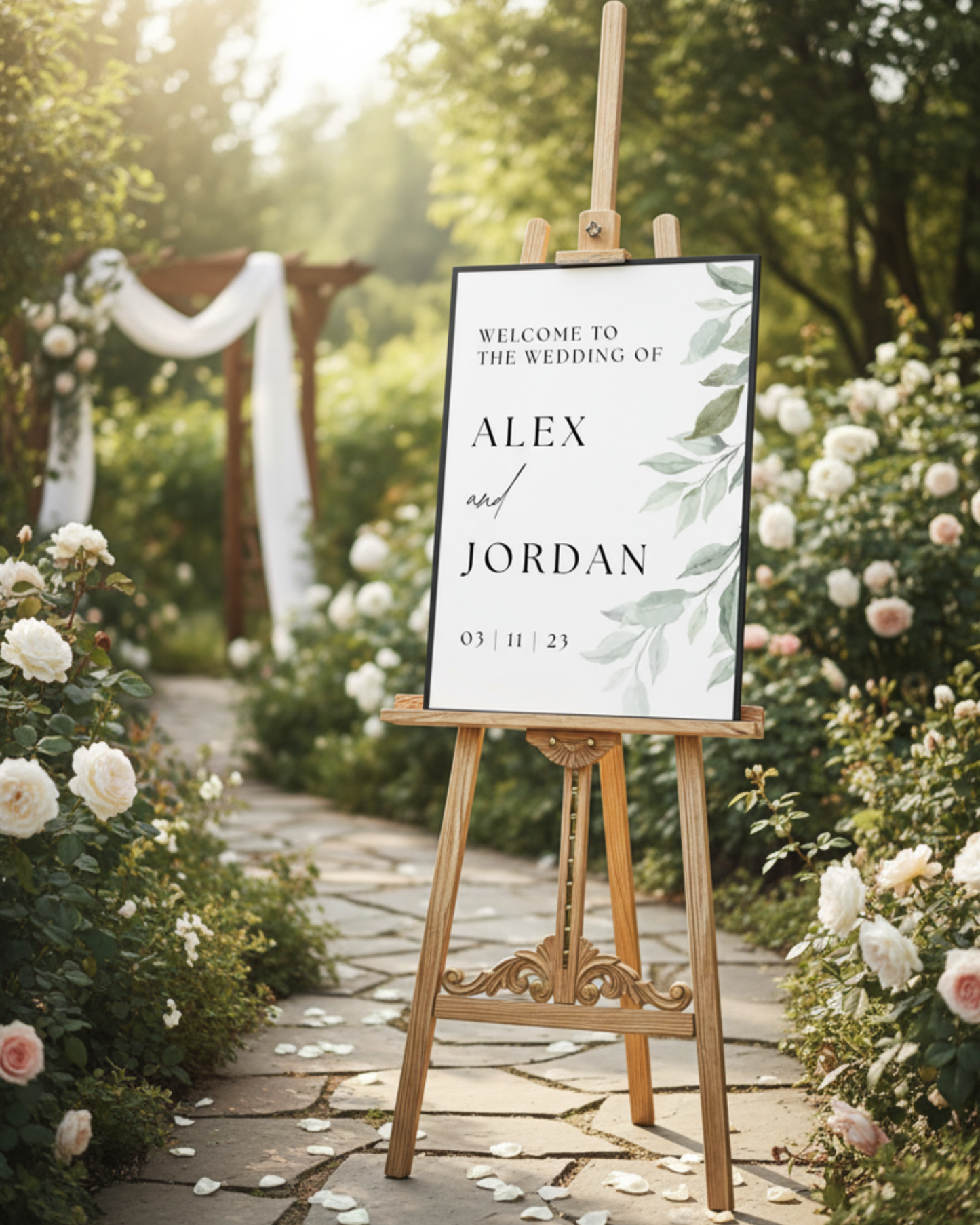 Custom Wedding Welcome Board