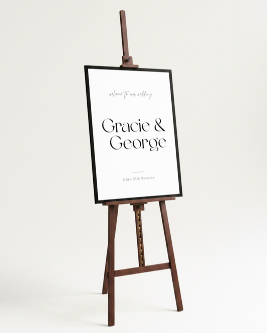 Custom Wedding Welcome Board